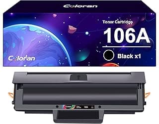 حبر 106A W1106A متوافق لطابعات اتش بي Laser MFP 137fwg, 135wg, 107w, 135w, 137fnw, 135a, 107a, 107r, 135r (عبوة واحدة، مع شريحة)