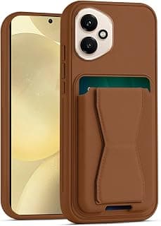 Dl3 Mobilak Leather Wallet Case Compatible with Honor 400 5G, Leather Back Cover With TPU Frame, Shockproof Protective Phone Case with Card Holder Stand (Brown)