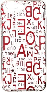 Back Cover for Apple iPhone 6 Plus, Clear Red