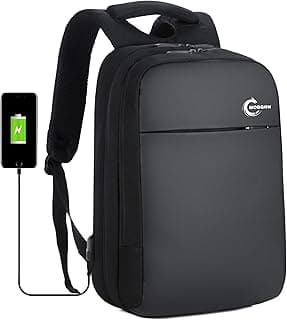 Business Laptop Backpack, 15 Inch Travel Laptop Bag Rucksack with USB Charging Port, Water-Resistant Bag Daypack for Work College Computer Men Women Backpack For MacBooks, Notebooks