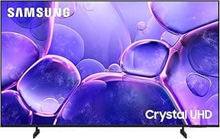 سامسونج تلفزيون كريستال UHD مقاس 55 بوصة، U8000F، 4K، معالج كريستال 4K، تصميم ميتال ستريم، امان سامسونج نوكس، محتوى مجاني لا نهائي، تلفزيون ذكي (2025 - اصدار عالمي)