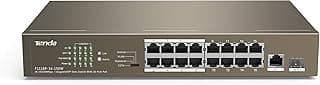 سويتش كمبيوتر مكتبي 16 منفذ من تيندا TEF1118P-16-150W - ابيض