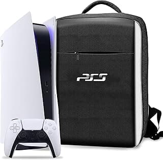 شنطة ظهر PS5 - حقيبة حمل لجهاز سوني بلايستيشن 5، حقيبة سفر، تخزين واقي لإكسسوارات بلايستيشن، متعددة الاستخدامات