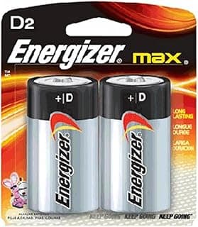 1.5V D Alkaline Energizer Battery (2PCS)