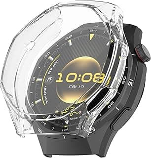 Screen Protector Soft TPU Case Compatible with Huawei Watch GT 6 Pro 46mm 2025 (transparent)