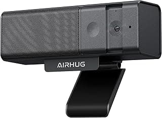 3 in 1 Webcam - 1080P Webcam with Microphone and Speaker, USB Webcam with Privacy Cover, for Video Conferencing/Online Class/Game Live
