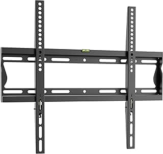 RICOO Ultra Slim TV Wall Mount for 32-55 Inch TVs - Universal Mount F2044, VESA 400 x 400 mm, Up to 35 kg