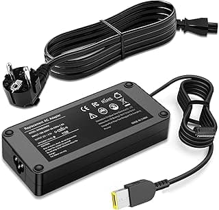شاحن USB بقوة 170 وات لجهاز لينوفو ثينك باد P50 P51 P52 P53 P70 P71 P73 W540 W541 T540P Yoga 15 45N0487 4X20E50574 ADL170NDC2A ADL170NDC3A PA-1177 1-71، محول كابل الطاقة، أسود