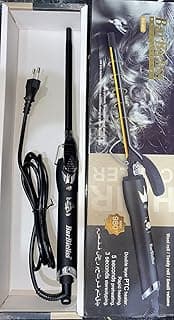 مكواة تجعيد الشعر بمؤشر درجة حرارة 980 أسود 50W BA-400