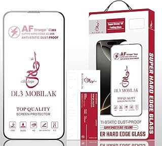 AF Screen Protector for iPhone 16 Pro 6.3-Inch, 9H Hardness Tempered Glass Film, Ultra HD Clear, No Bubbles, Built-in Dust Filter, with Easy Installation Frame