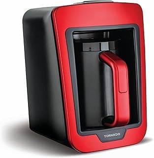 TORNADO Automatic Turkish Coffee Maker 330ml Red x Black TCME-100 RG