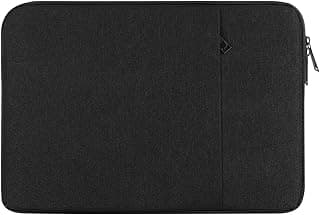 15.6 Inch Laptop Sleeve for 16 Inch MacBook Pro/Max 2019-2026, Laptop Case for 15.6 16 Inch Notebook Computer Ultrabook Shockproof Protective Cover Water Resistant Carrying Bag, Black