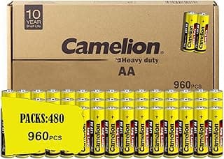 AA R6 1.5V Zinc-Carbon Batteries, 2-Pack 480 Packs