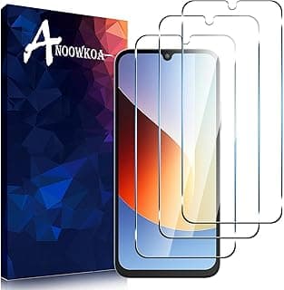 عدد 3 واقي شاشة من انوكوا لهاتف شاومي Redmi A7 Pro/Redmi 15A زجاج مقوى مضاد للكسر والخدش 9H