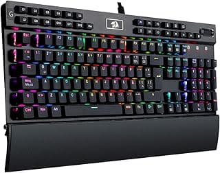 K550 Yama RGB LED Backlit Customizable Mechanical Gaming Keyboard (Black)
