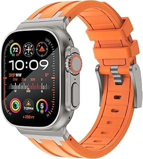 سوار ستانلس ستيل من KADES متوافق مع ساعة ابل 45mm/44mm/42mm/41mm/40mm/38mm