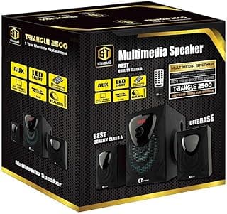 SUBWOOFER 2.1 TRIANGLE 2500 - BLUETOOTH - AUX - USB - SD/MMC - REMOTE CONTROL