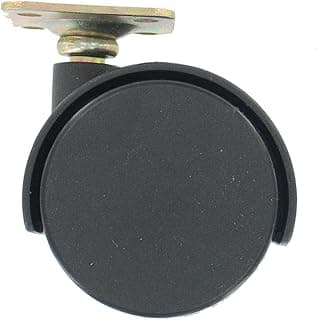 Shepherd Hardware 9723 2-Inch Office Chair Caster, Twin Wheel, 1-1/2-Inch Sq. Plate, 75-Lb Load Capacity