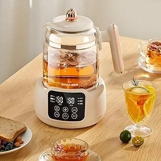 Digital Touch Kettle - 2-liter electric glass kettle with precise temp settings, 1000W rapid boil, keep-warm function, and durable stainless steel base for modern kitchens