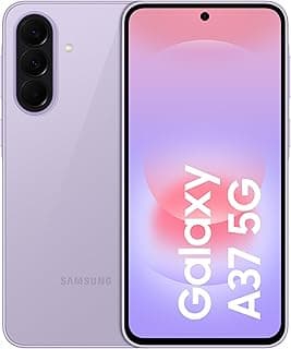موبايل سامسونج جالاكسي A37 شبكة الجيل الخامس 5G أندرويد 256 جيجابايت ذاكرة RAM 8 جيجابايت 6 ترقيات لنظام التشغيل شاشة كبيرة كاميرا 50 ميجابيكسل بطارية تدوم طويلًا، لافندر، نسخة محلية