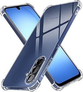جراب هاتف محمول متوافق مع سامسونج Galaxy A17 5G / 4G شفاف مع زوايا مضادة للسقوط، جراب سيليكون TPU شفاف رفيع للغاية - شفاف