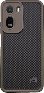 (For A7Pro) Xpress Carbon Back Cover Soft Silicon Matte Finish with Camera Protection Case For Redmi A7 Pro Cover Slim,Anti-Shock (Brown)