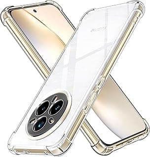 جراب خلفي مقاوم للصدمات مع أفضل حماية للكاميرا متوافق مع Realme 14 Pro Plus، جراب بحواف معززة (Realme 14 Pro Plus 5G)