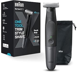 Series XT5 – Beard Trimmer, Shaver and Electric Razor for Men, Body Grooming Kit, One Tool for Stubble, Hair, Groin, Underarms, XT5100 Wet & Dry all-in-one tool with 5 attachments