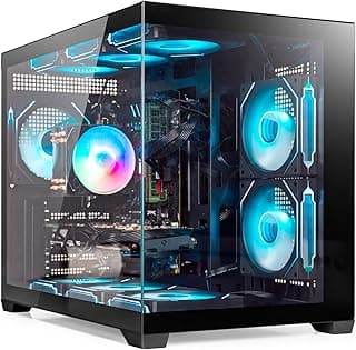 كمبيوتر مكتبي للالعاب من ايفونيك - كور i7-11700F حتى 4.9GHz، بطاقة رسومات RTX 4060 8GB GDDR6، ذاكرة RAM DDR4 16GB، ذاكرة مستديمة SSD 1TB، واي فاي 6، بلوتوث 5.4، وحدة امداد طاقة 650 واط، ويندوز 11 برو