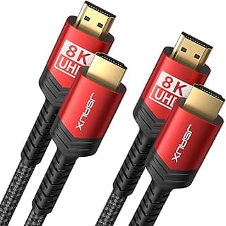 كابل HDMI من جيسوكس بطول 10 قدم متوافق مع اللابتوب