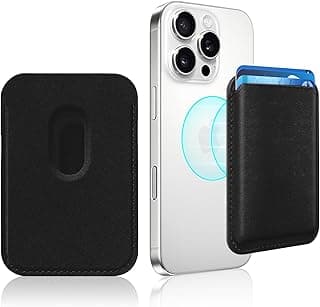 T Tersely Magnetic Wallet Card Holder Compatible with MagSafe Wallet for iPhone 16 Pro Max/16 Pro/16/16 Plus/iPhone 15 Model,Wallet for iPhone 14 Pro Max/Pro/Mini/12 Series, Black