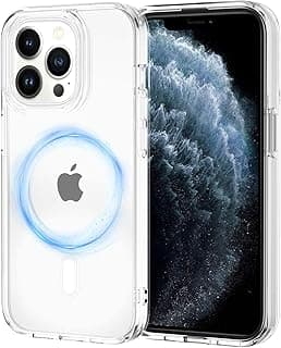 Magnetic Case for iPhone 11 Pro, Compatible with Magsafe, Transparent Mobile Phone Case for iPhone 11 Pro (5.8 Inches) Transparent PC Back + TPU Bumper - Crystal Clear