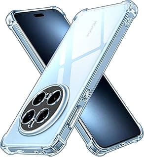 جراب سيليكون شفاف لهاتف Honor Magic 7 Pro 5G مع زوايا حماية ضد الصدمات، جراب مرن ورفيع وشفاف