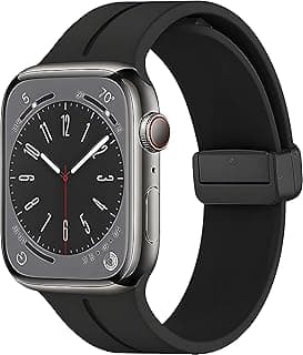 Nopatia Silicone Band Compatible with Apple Watch 49mm 46mm 45mm 44mm 42mm, Soft Breathable Sport Replacement Strap for Series 1/2/3/4/5/6/7/8/9/10/11/Ultra2/Ultra3/SE 2