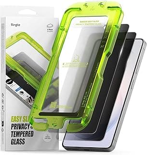 Ringke Easy Slide Privacy for Samsung Galaxy S26 Ultra Screen Protector with Installation Tool [2 Pack] [Anti-Spy] HD Quality Shatterproof 9H Tempered Glass with Fingerprint Resistant Coating
