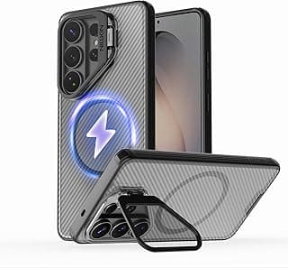 CamShield Prop for Galaxy S26 Ultra Magnetic Case,MagSafe Compatible,Lens Protection,Ultra-Thin Shock Absorption,Foldable Lens Cover Stand (Gray, Samsung Galaxy S26 Ultra)