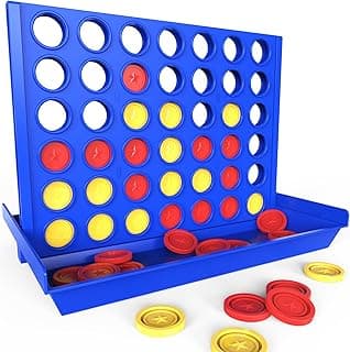 لعبة Pup Go 4 Win Battle، لعبة Four Wins كبيرة - تتضمن 6 قطع غيار، لعبة للأطفال 3+ سنوات (كبيرة) قد يختلف اللون