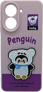 Plastic Back Cover With Cute Design For Xiaomi Redmi A5 - Purple & Pink
