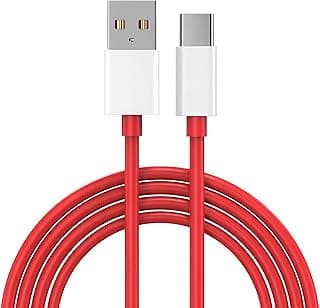 Super Dart/Super VOOC/Warp Charge/Dash Charge/SuperVOOC cable ; Very Fast mobile Charging Cable (Red 8A (100W))