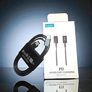 DADU 65W USB C to USB C Fast Charging Cable PD Data Sync Black Type C