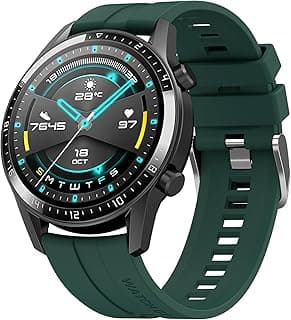 22mm Strap for Huawei Watch GT2 46mm Strap, Silicone Replacement Watch Strap for Huawei Watch GT3/GT3 Pro/GT2 Pro