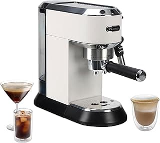 De'Longhi ec685.w dedica style espresso and cappuccino coffee maker - white ( international warranty )