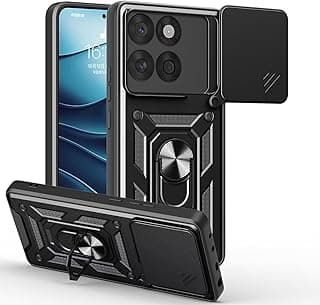 جراب حماية كامل مقاوم للصدمات والخدش لهاتف Moto Edge 60 Fusion & Moto Edge 60 5g مع غطاء كاميرا وحلقة معدنية متعددة الوظائف