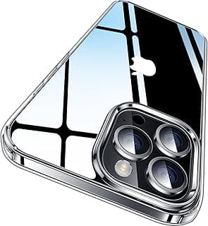CASEKOO Crystal Clear Case for iPhone 14 Pro Max, Never Yellowing, Indestructible Military Protection, Shockproof, Scratch-Resistant, Protective Case, Thin Mobile Phone Case, Transparent