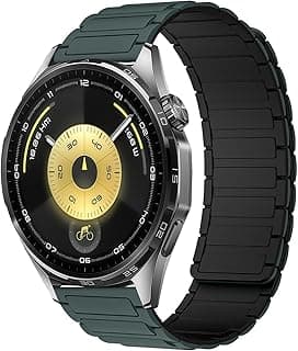 استراب سيليكون مغناطيسي 22mm لشاومي Redmi Watch 5 Active/5 Lite/سامسونج Galaxy Watch 46mm/Watch 3 45mm/Gear S3/هواوي watch (GT6 GT5 GT4 GT3 GT2 GT 46MM)/GT2E/GT6 Pro/GT 5 Pro/Amazfit GTR4/Bip 6