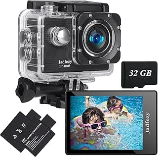 كاميرا اكشن FHD 1080P مع كارت ذاكرة 32GB
