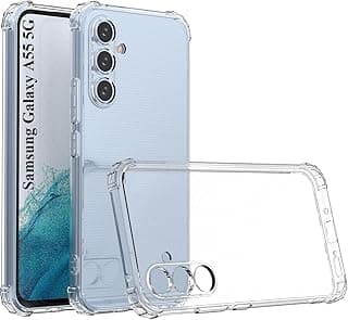 Shockproof Back Case Cover with Best Camera Protection Compatible with Samsung Galaxy A55 Shockproof Case Reinforced Edges Protection for Samsung Galaxy A55 5G / Samsung a55