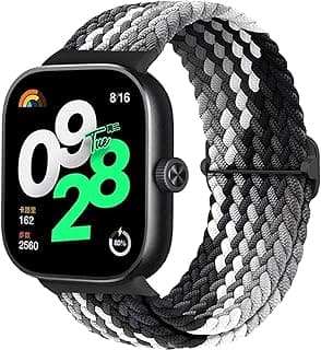 حزام مضفر Dl3 Mobilak لساعة Redmi 4/5/6/شاومي Smart Band 8 Pro/Band 9 Pro للرجال والنساء، أحزمة مضفرة قابلة للتعديل، سوار رياضي مرن من النايلون