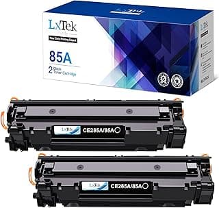 حبر ال اكس تيك بيوريفاي 85A CE285A متوافق مع اتش بي 85A لطابعة اتش بي ليزر جيت P1102W ليزر جيت بروP1102W P1102 M1212 M1212NF M1217NFW M1132MFP P1109W M1210 M1130 1132 (أسود، أسود، عبوتان)