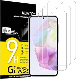 Pack of 3 Tempered Glass Screen Protector for Samsung Galaxy A36 5G - Effective Anti-Scratch, Bubble-Free - Ultra Resistant (0.33 mm HD Ultra Transparent) 9H Hardness Glass